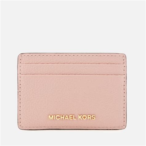 michael kors women's card holder|michael kors pink card holder.